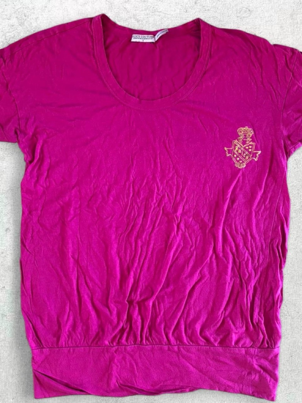 Y2K/Vintage Juicy Couture Fuchsia Pink Short Sleeve Tee